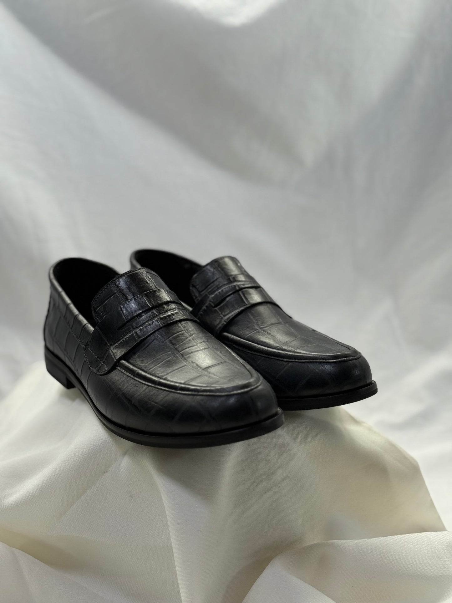 Mocasin Ana negro croco