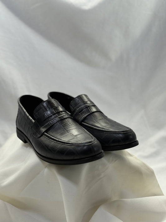 Mocasin Ana negro croco