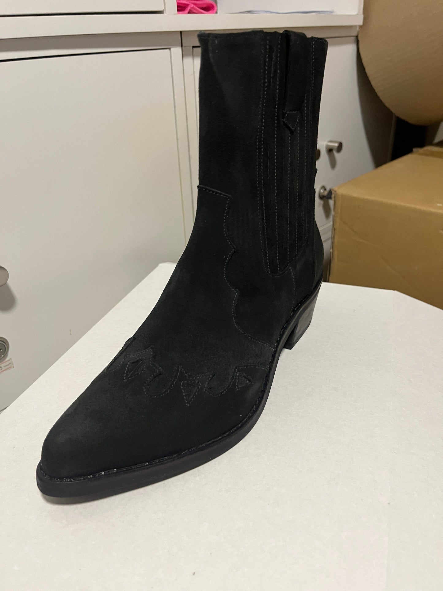Botin Isabel Negro Reno