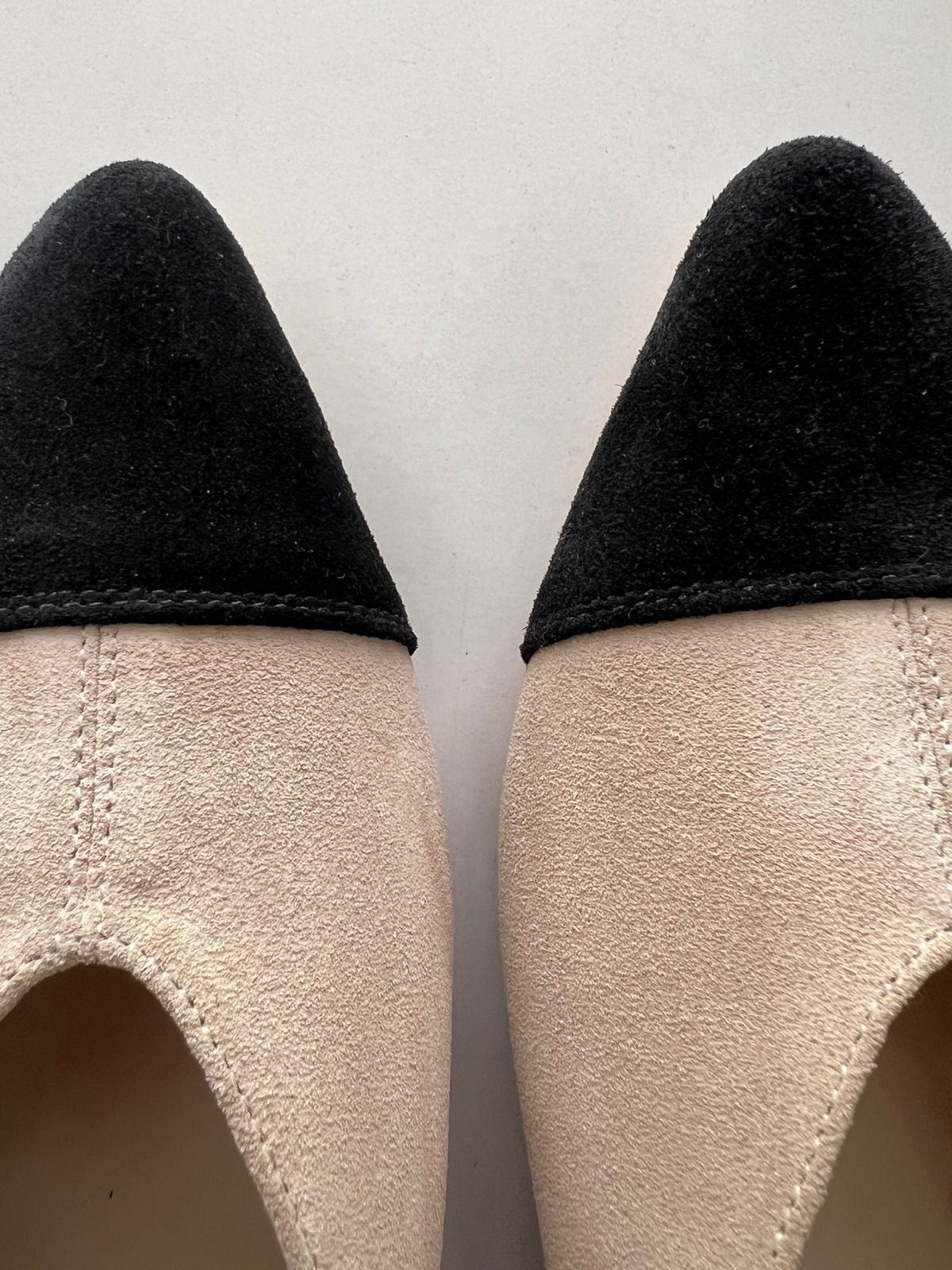 Puntilla Valentina Blanco/Negro