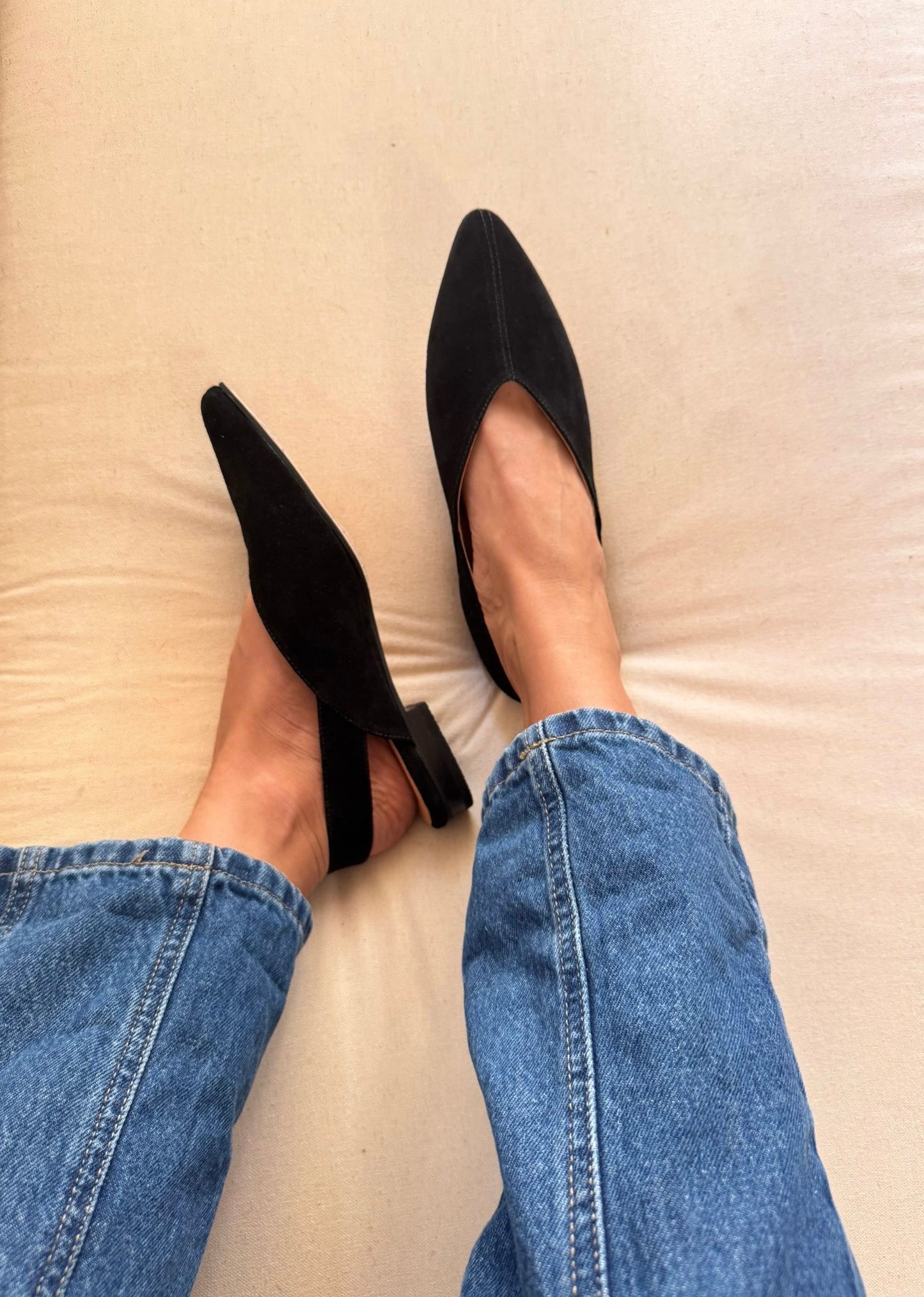 Puntilla Valentina negro