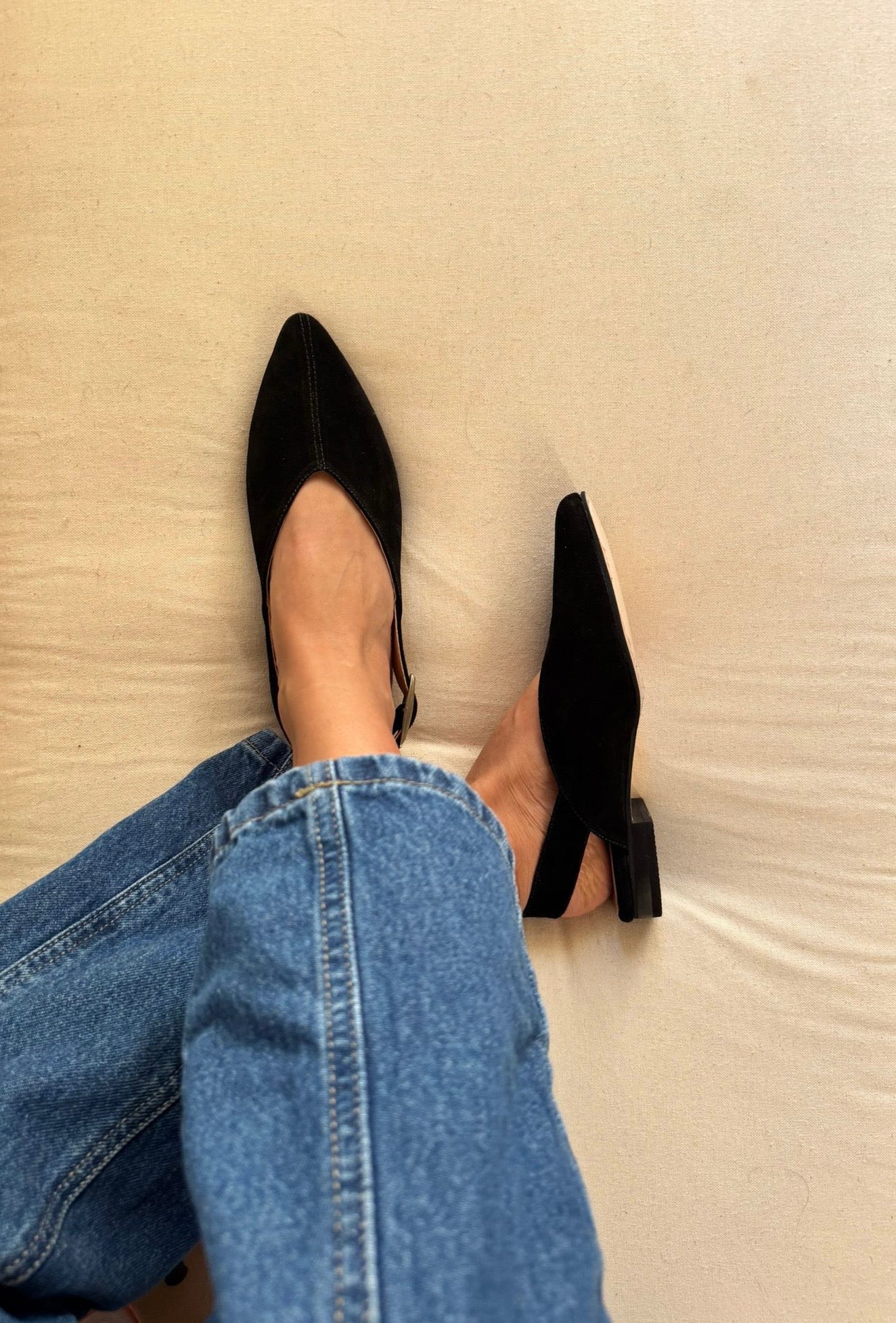 Puntilla Valentina negro