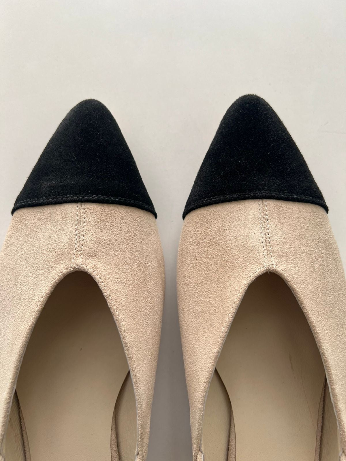 Puntilla Valentina Blanco/Negro