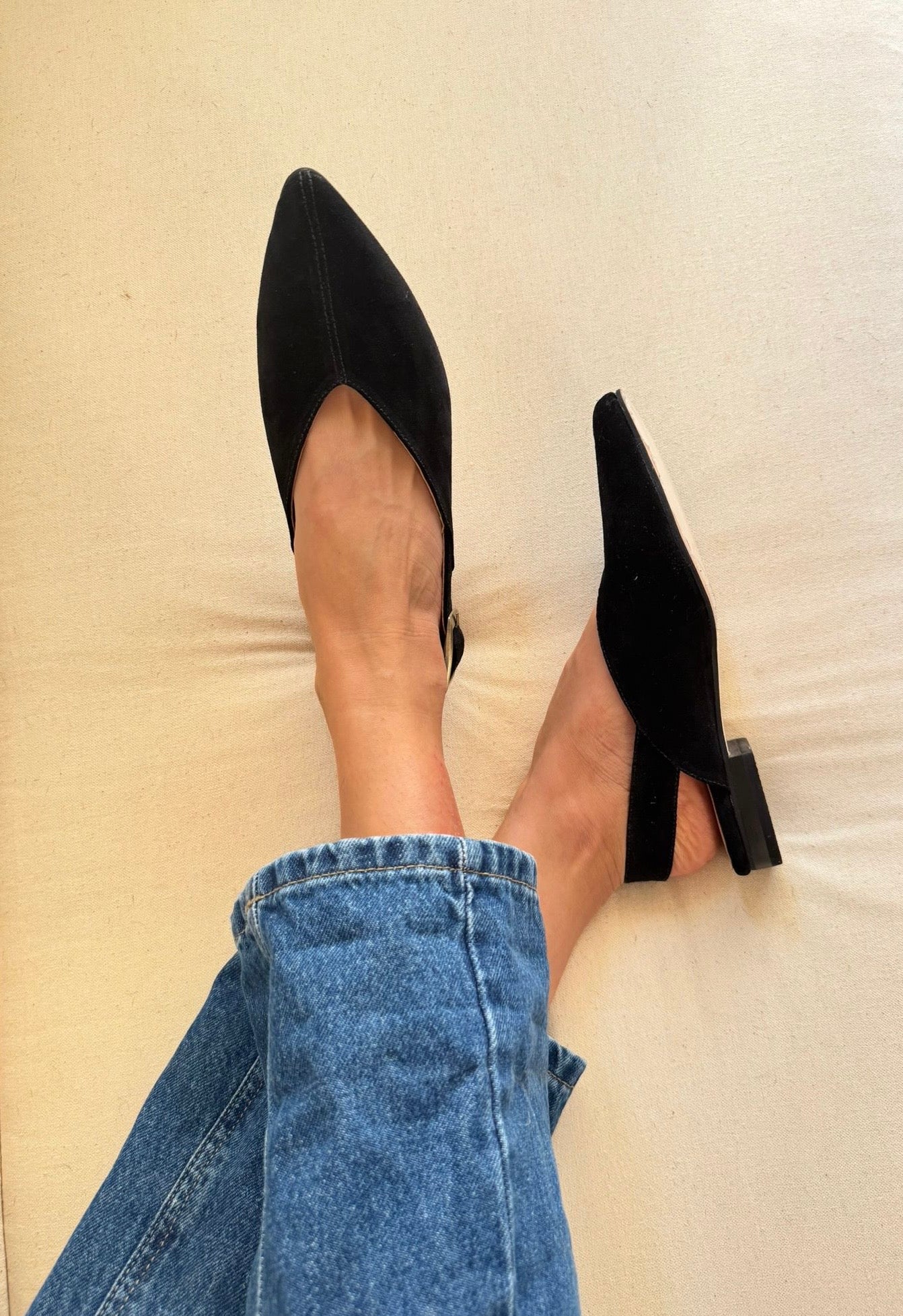 Puntilla Valentina negro