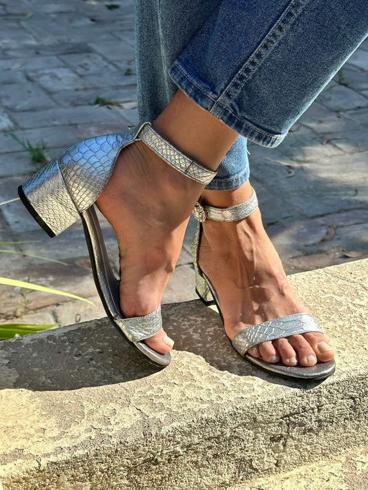 Sandalia Sara Plata