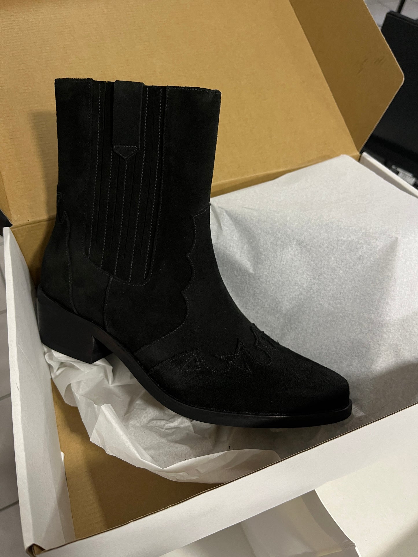 Botin Isabel Negro Reno