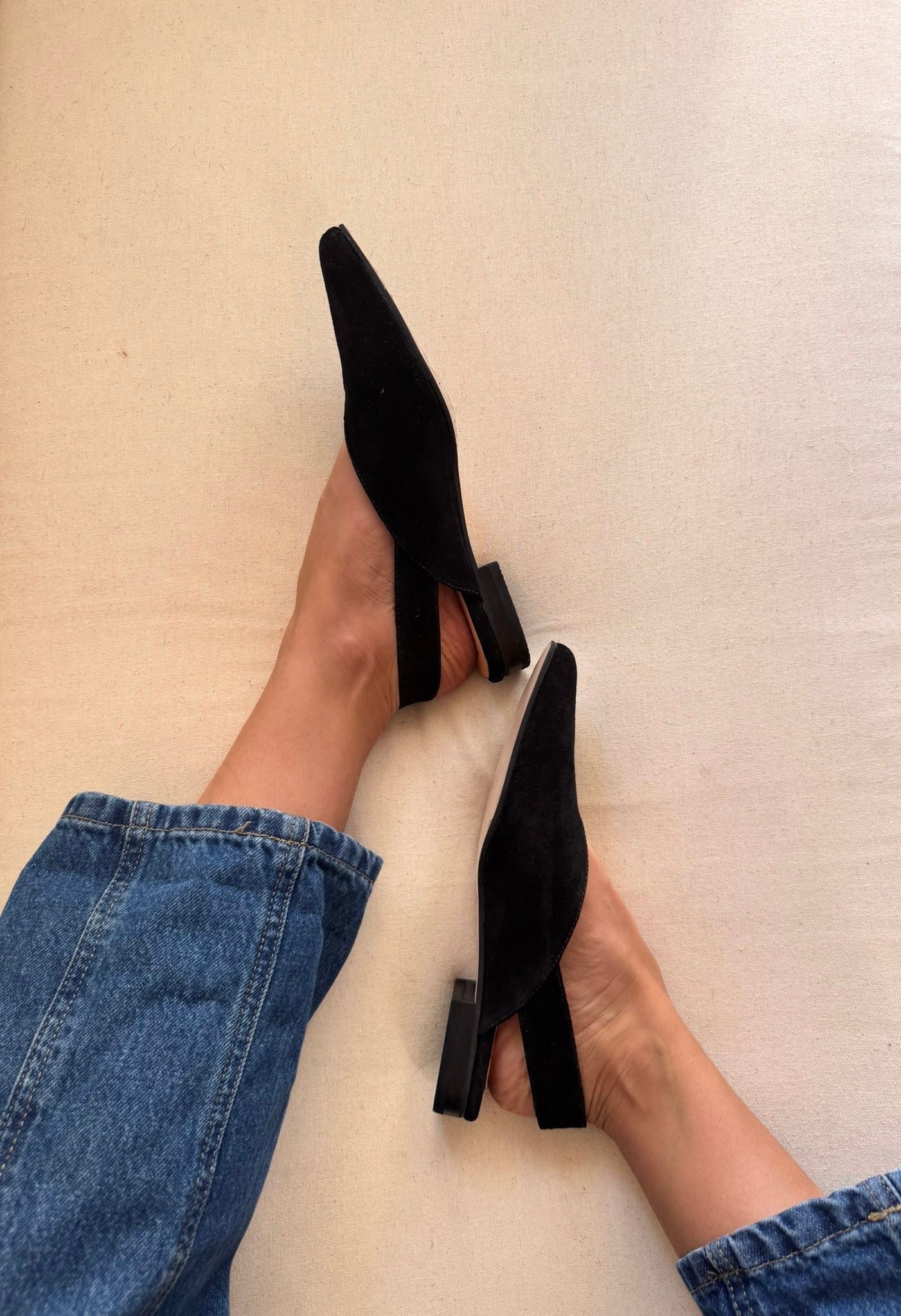 Puntilla Valentina negro